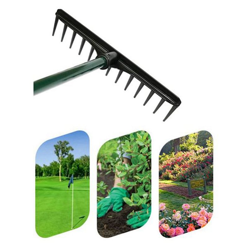 Gardening Tools Range - (AD12) Rubber Golf Grip Rake Head