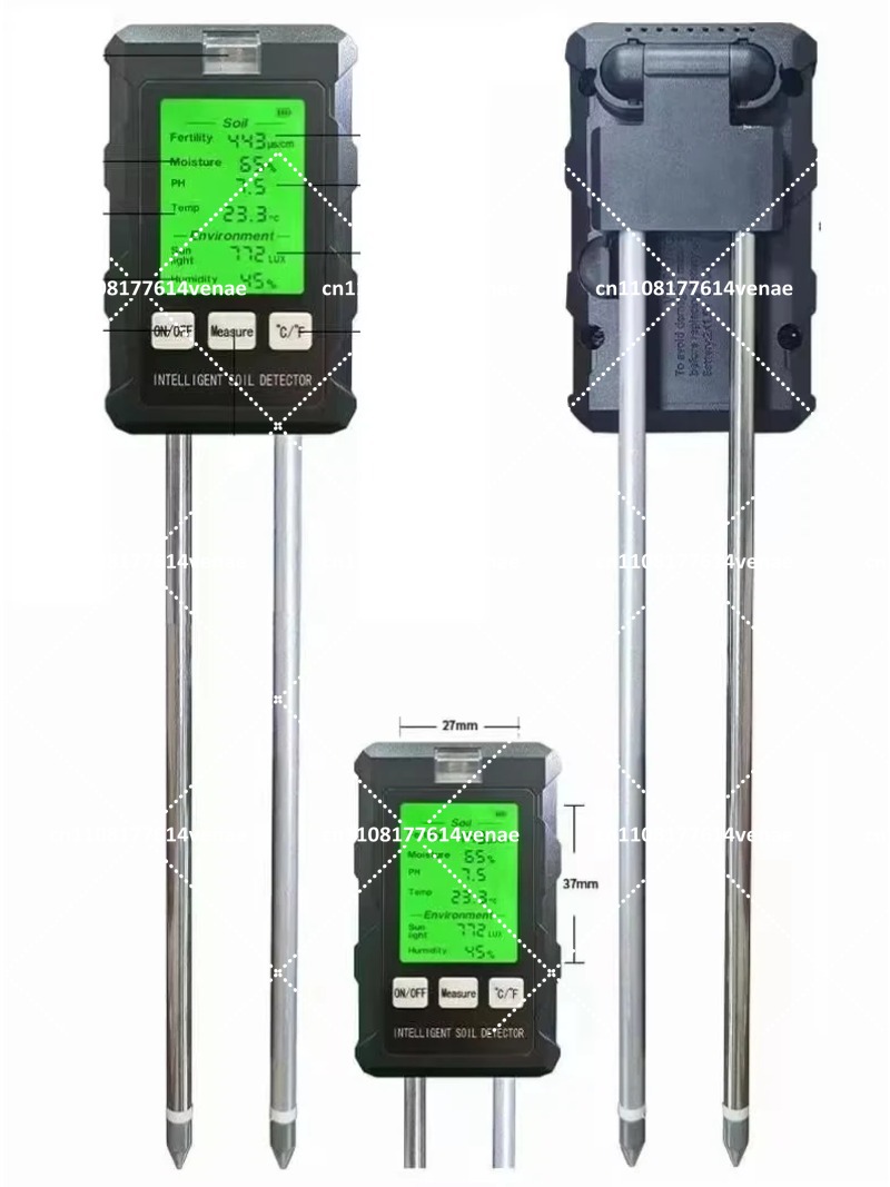 Moisture Meter Plant - 6-in-1 Soil Test Kit, pH Moisture