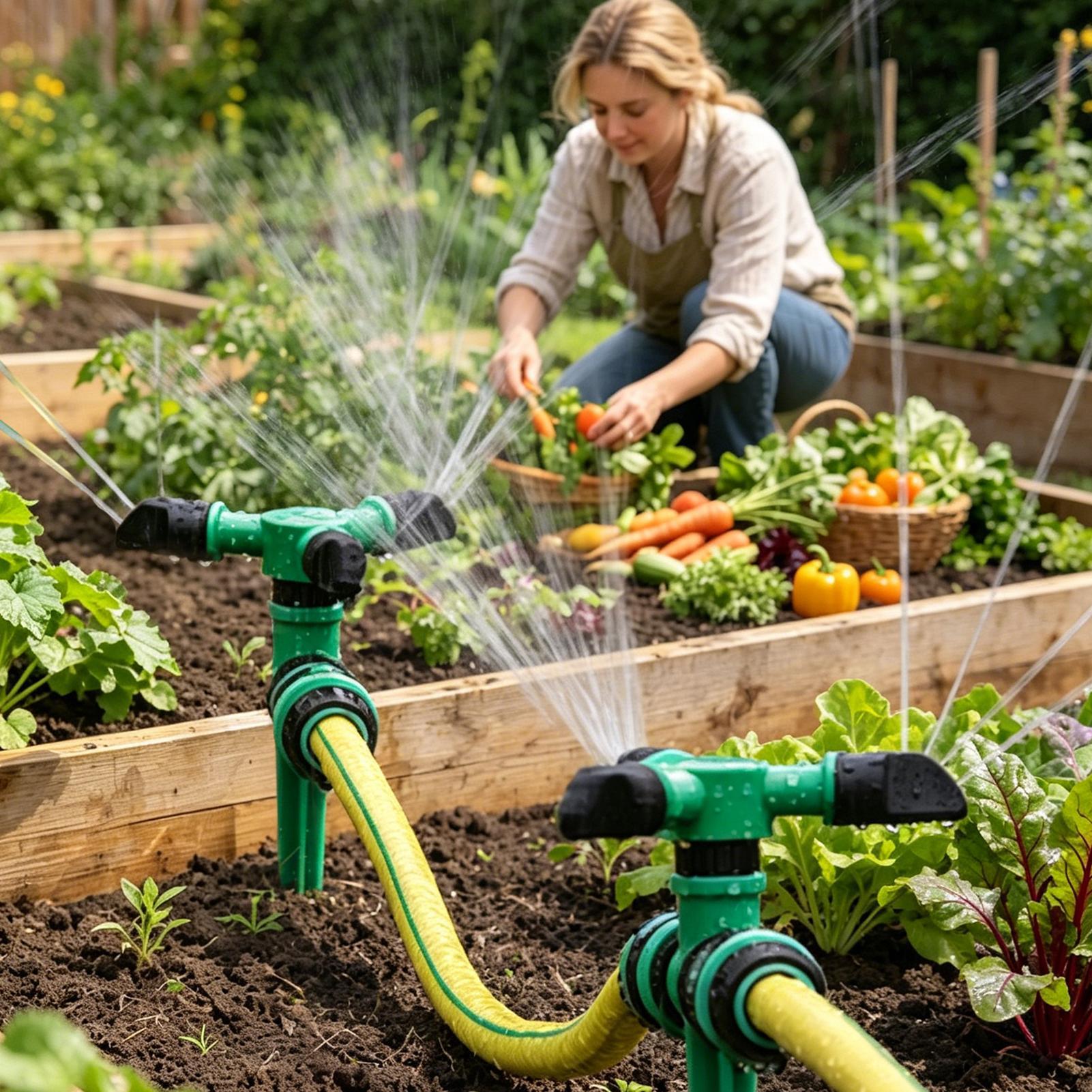 Automatic Rotating Water Sprin - Gardening Tools Water ulasan dan harga
