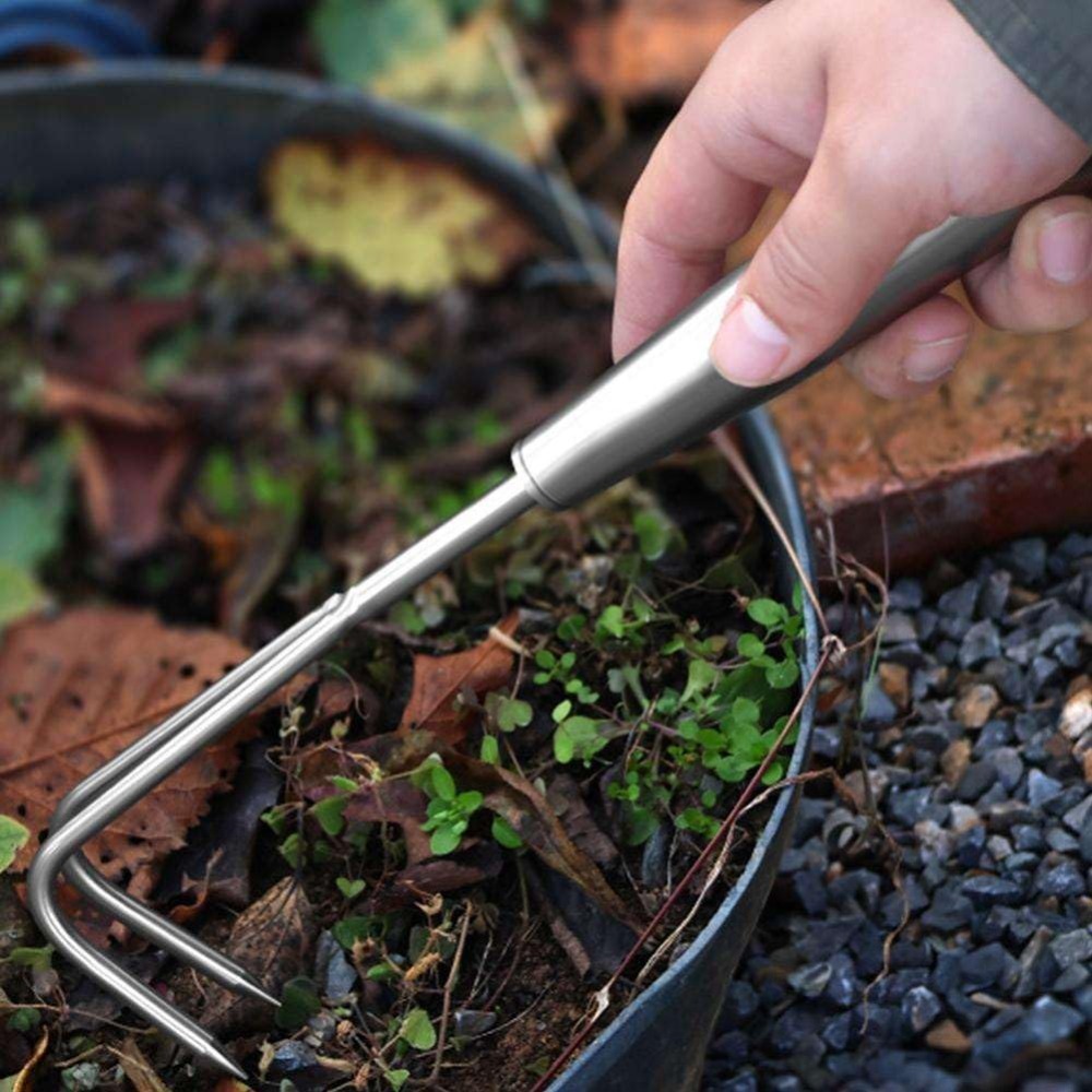 Stainless Steel Weed Puller 2- - Gardening Tools Hoe ulasan dan harga