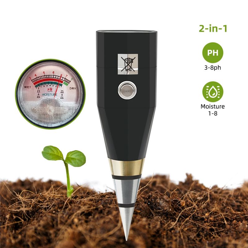 A95G Soil PH Meter PH Moisture - Moisture Meter Plant ulasan dan harga