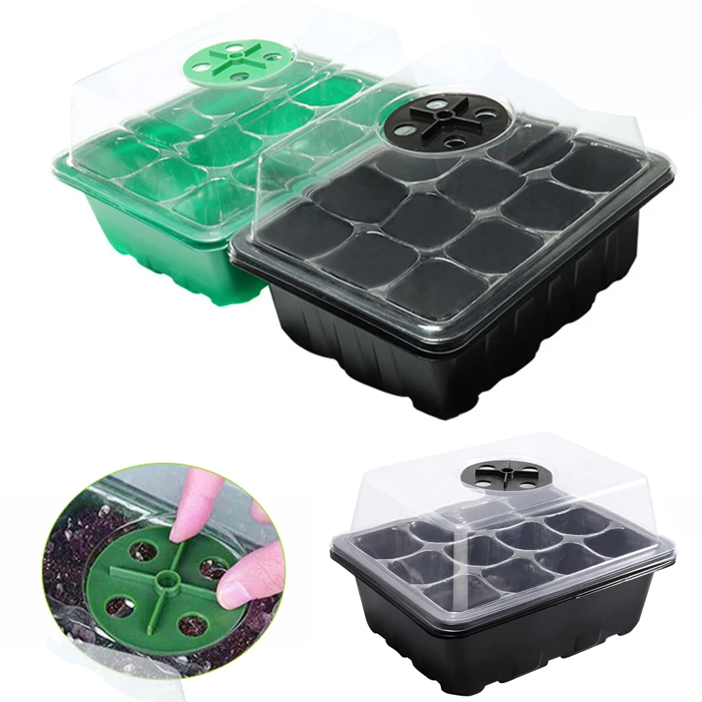 12 Holes Seed Starter Tray wit - Seed Starter Trays ulasan dan harga