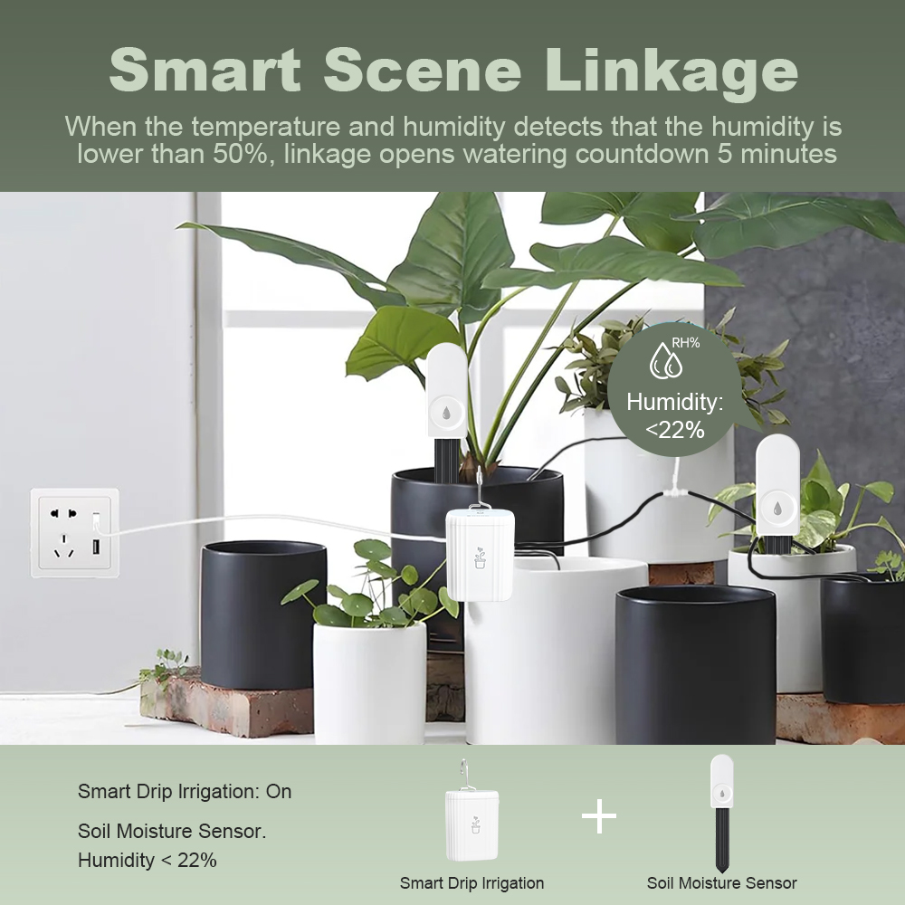 5pcs ZigBee 3.0 Soil Moisture  - Moisture Meter Plant ulasan dan harga