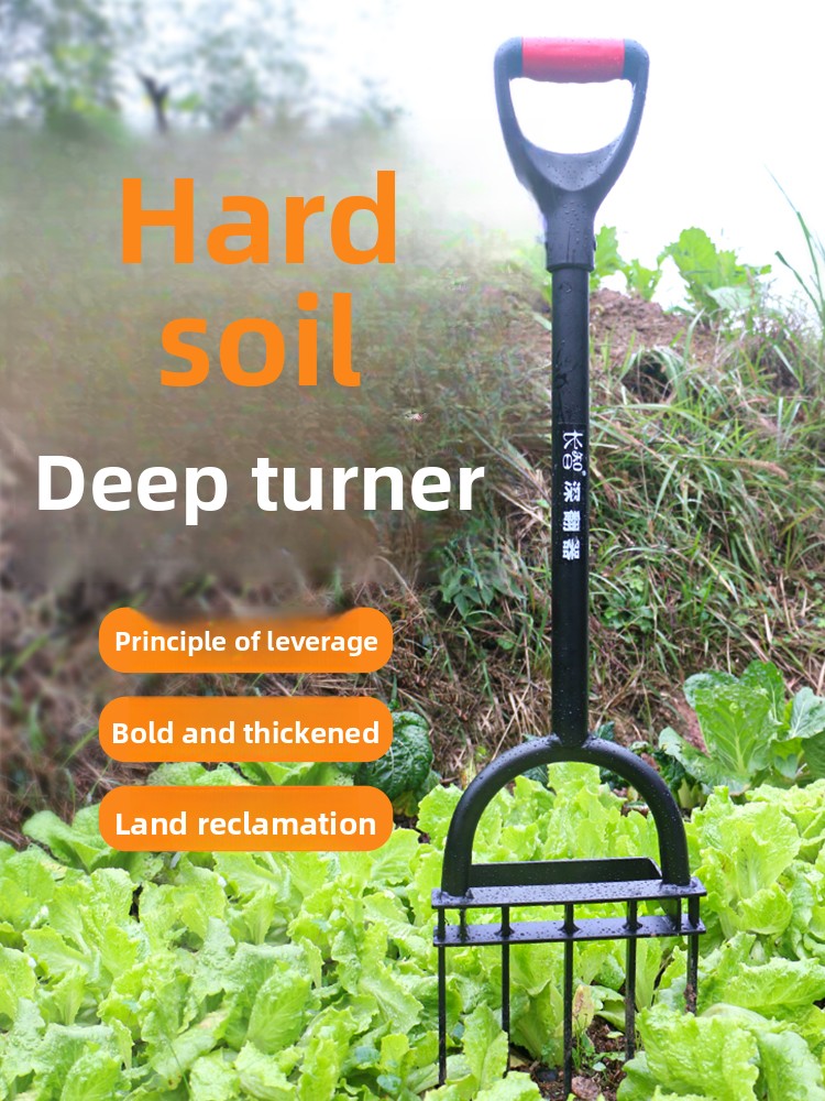 Garden Soil Turning Loosening  - Gardening Tools Hoe ulasan dan harga