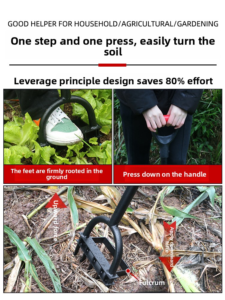 Garden Soil Turning Loosening  - Gardening Tools Hoe ulasan dan harga