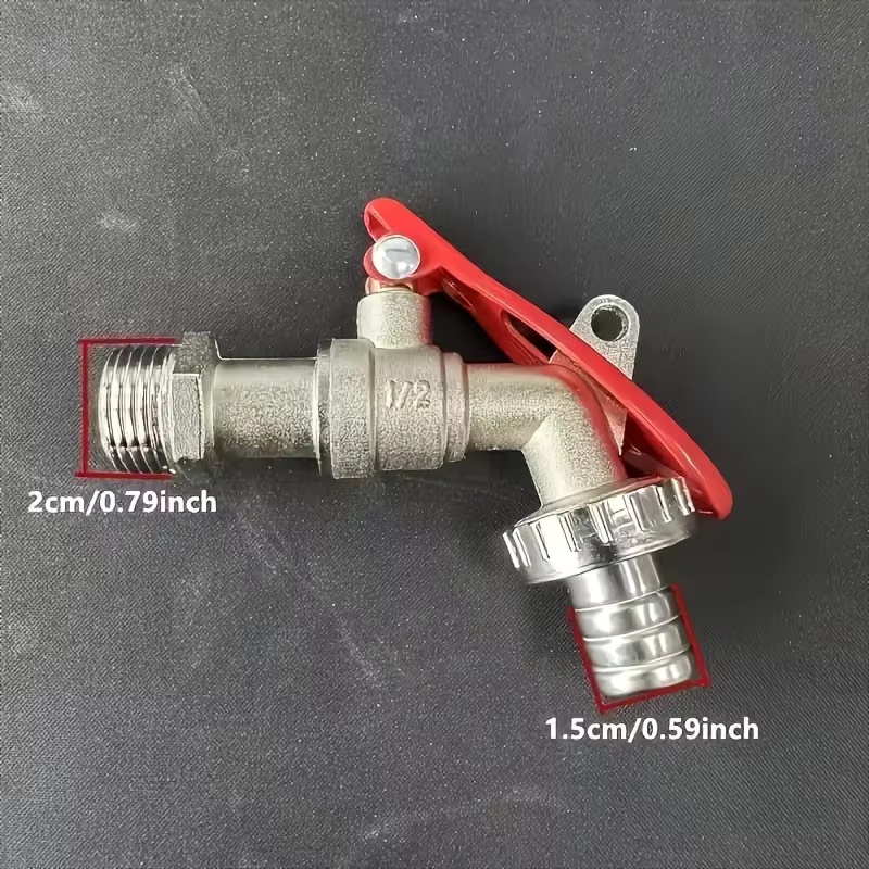 1Pc 1/2 Inch Zinc Alloy Faucet - Gardening Tools Water ulasan dan harga