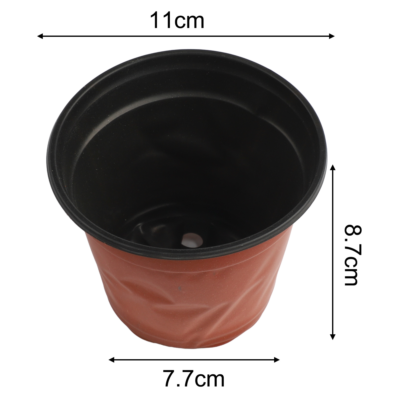 100pcs Two-Color Flower Pot Pl - Seed Starter Trays ulasan dan harga