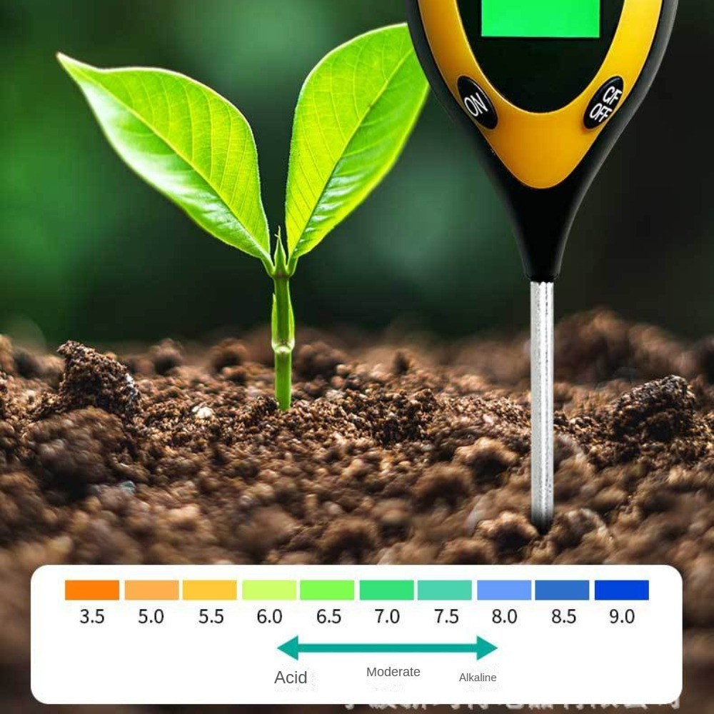 Soil PH Tester 4 in 1 PH Soil  - Moisture Meter Plant ulasan dan harga
