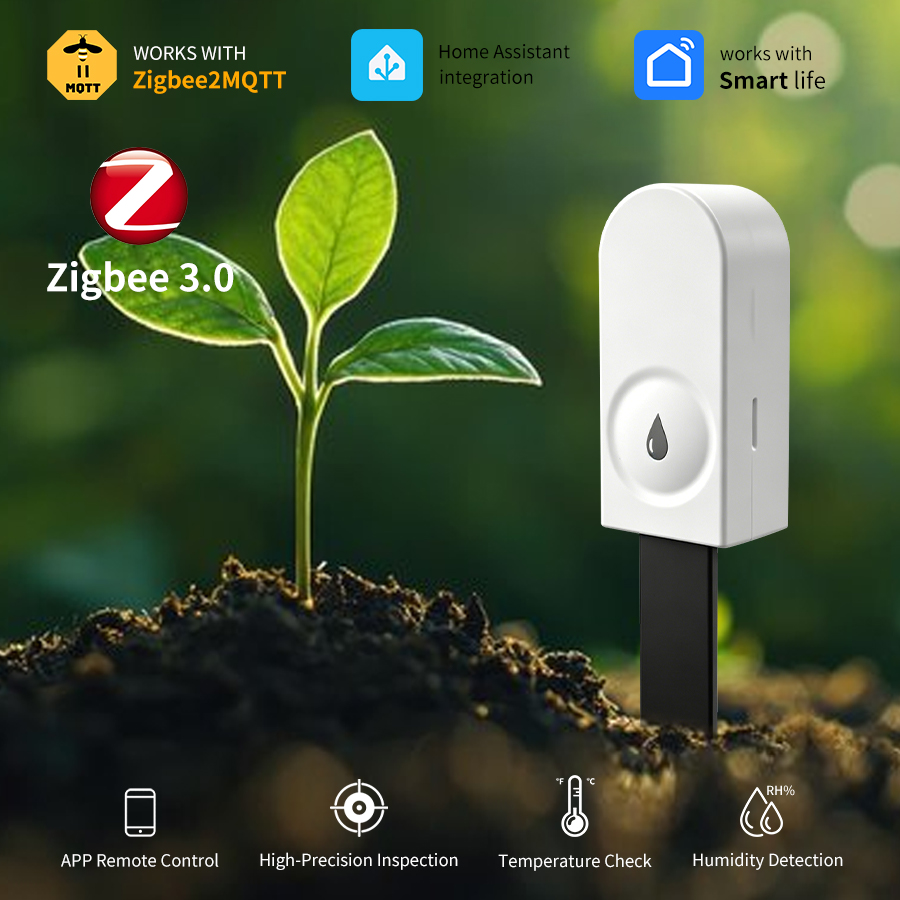 Smart Zigbee 3.0 Soil Tester H - Moisture Meter Plant ulasan dan harga