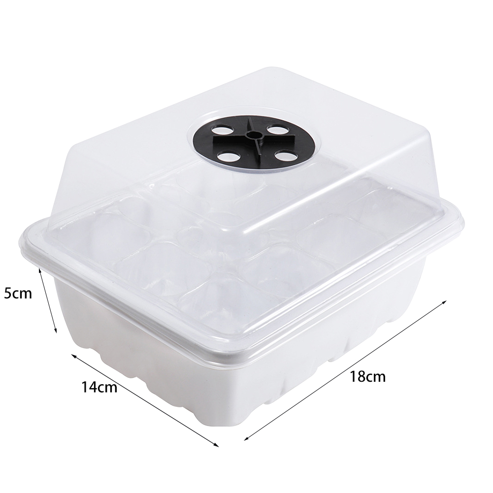 12 Holes Seed Starter Tray wit - Seed Starter Trays ulasan dan harga