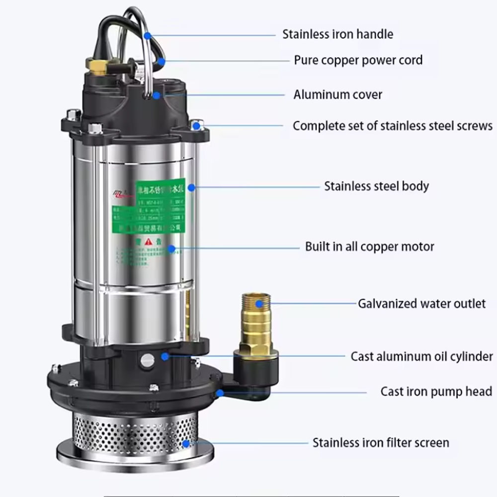 220V Submersible Pump Agricult - Gardening Tools China ulasan dan harga
