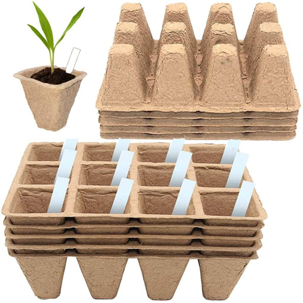 Organic Biodegradable Nursery  - Seed Starter Trays ulasan dan harga