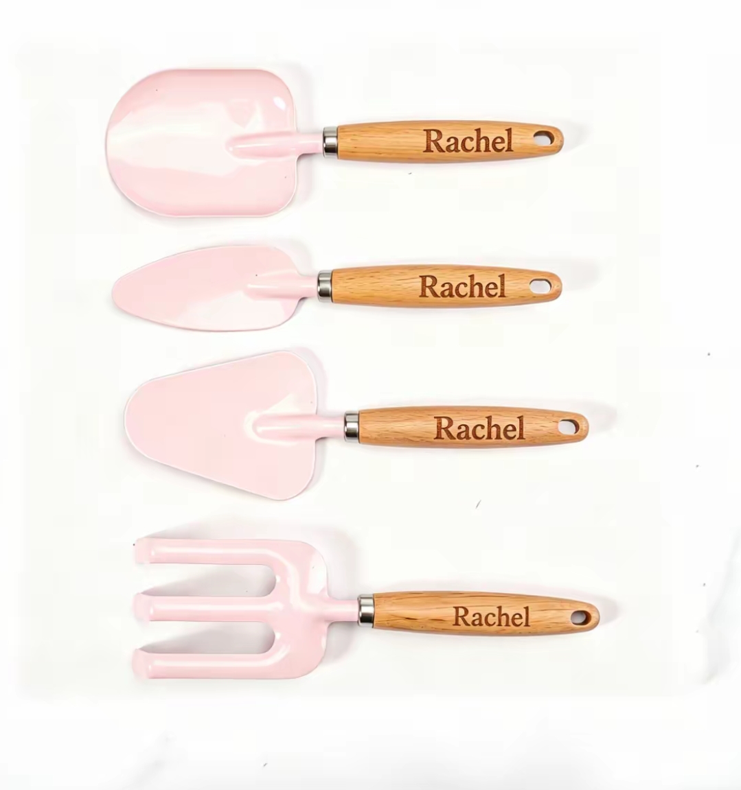 Personalized Name Mini Wooden  - Gardening Tools Names ulasan dan harga
