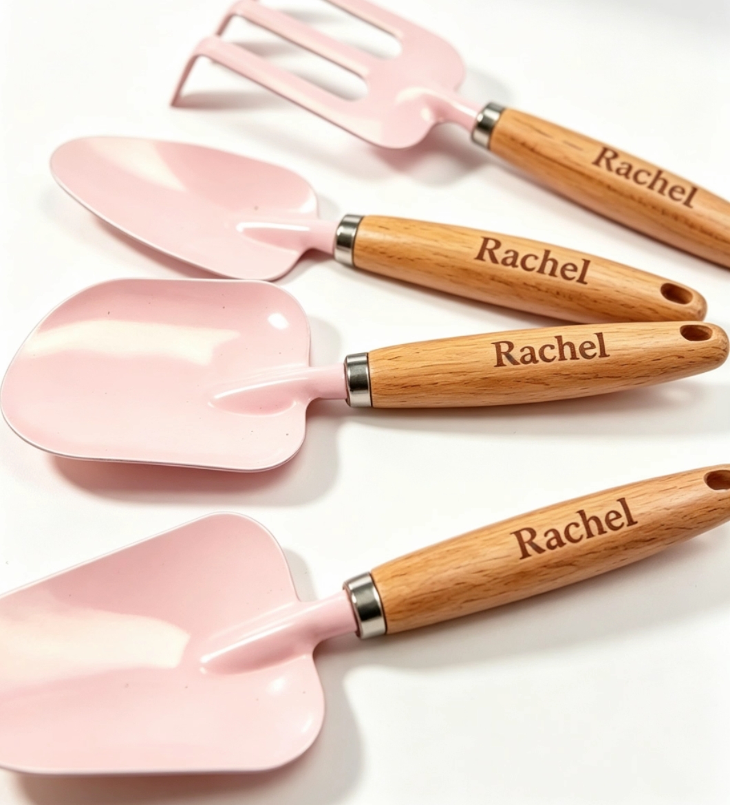 Personalized Name Mini Wooden  - Gardening Tools Names ulasan dan harga