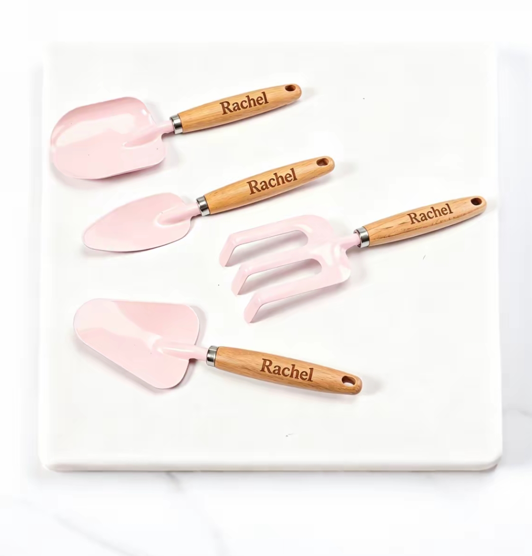Personalized Name Mini Wooden  - Gardening Tools Names ulasan dan harga